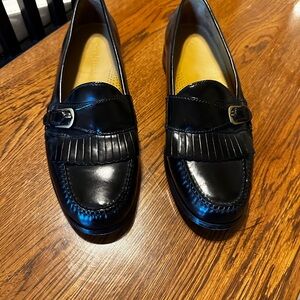 Cole Haan Black Leather Loafers